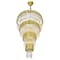 Cwi Lighting Deco 34 Light Down Chandelier With Medallion Gold Finish 1112P40-34-169 - alternate 2